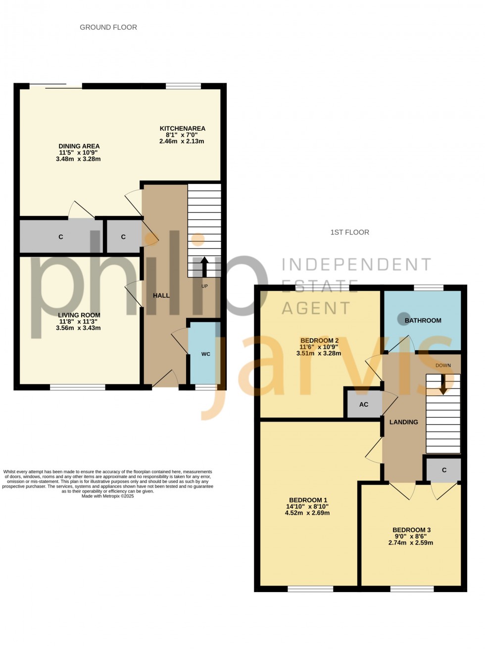 Floorplan for Morella Walk, Lenham, Kent