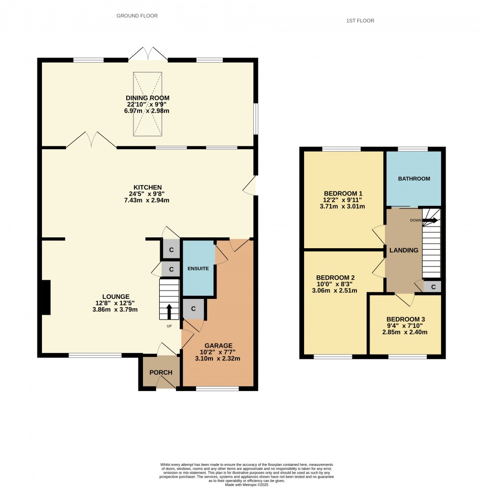 Floorplan for Robins Close, Lenham, Kent