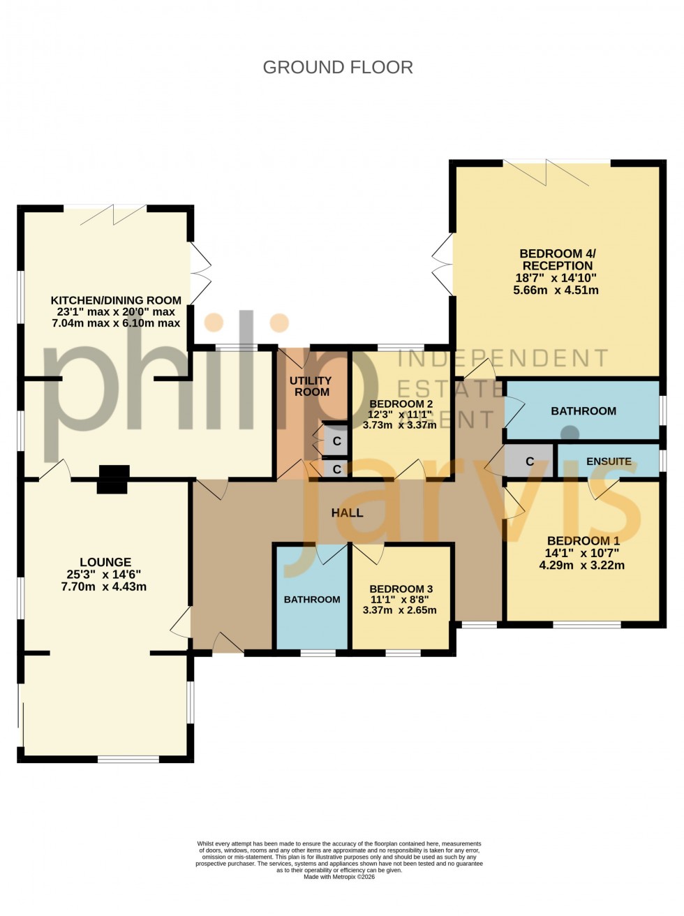 Floorplan for Egerton, Ashford, Kent