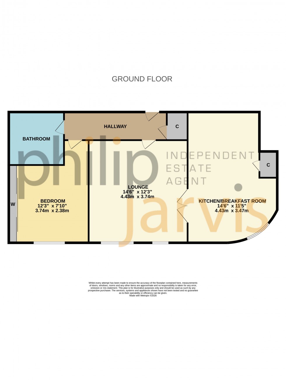 Floorplan for Bailies Court, Harrietsham, Kent