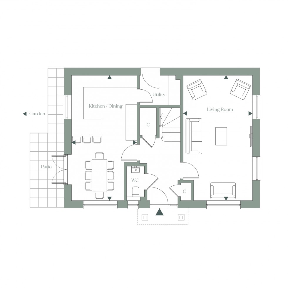 Floorplan for Sutton Valence, Maidstone, Kent