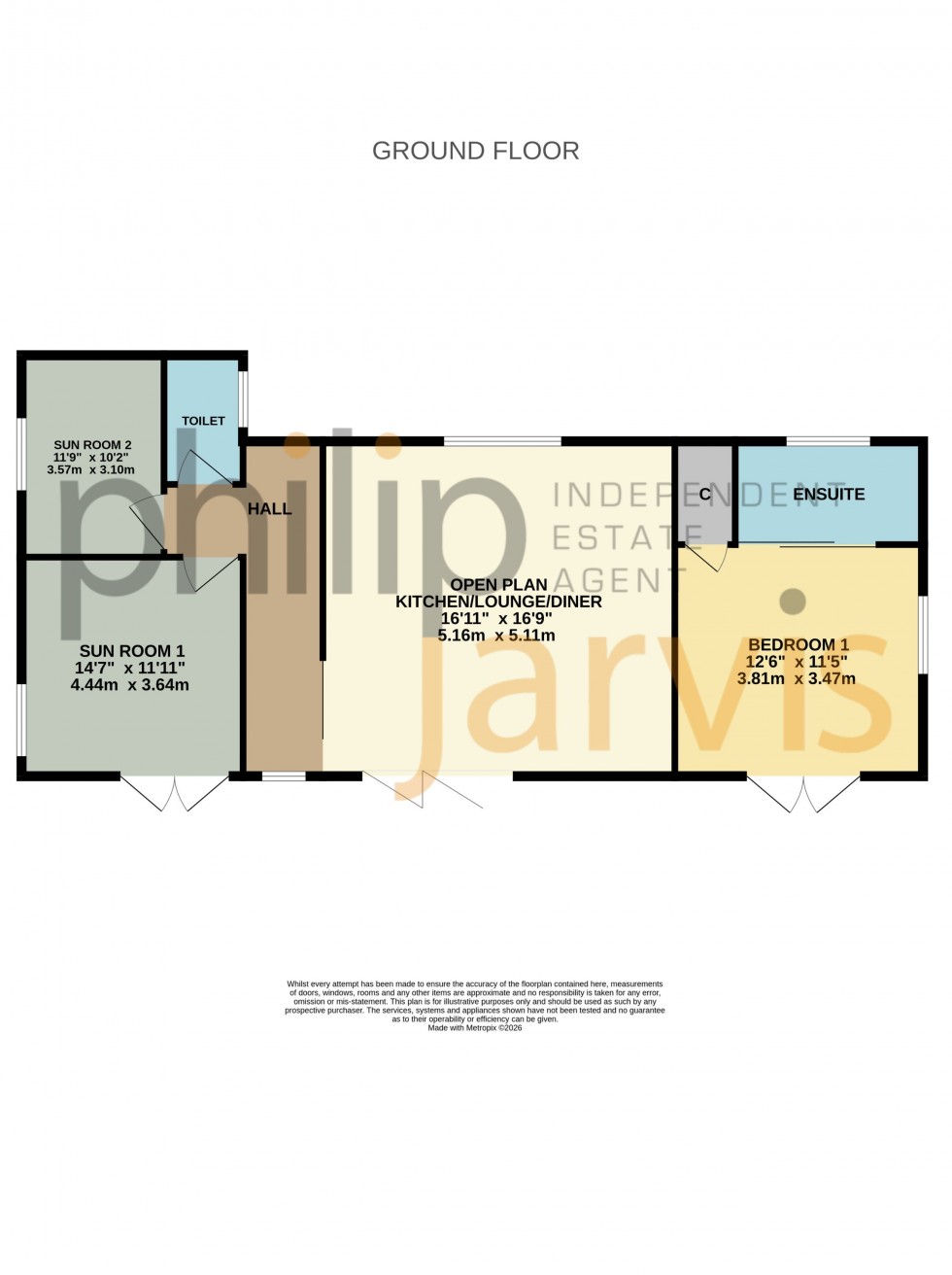 Floorplan for Sandway, Maidstone, Kent