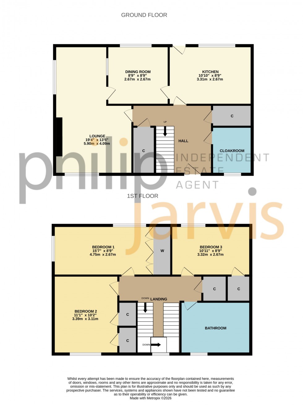 Floorplan for Sandway, Maidstone, Kent