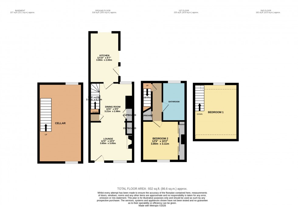 Floorplan for Milton Street, Maidstone, Kent